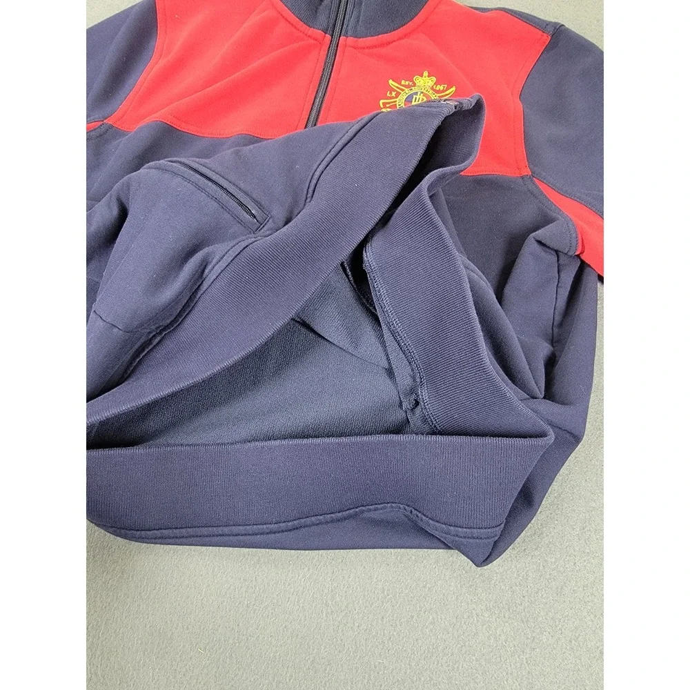 LRL Lauren Ralph‎ Lauren Petite L Track Jacket Full Zip Equestrian Embroidered